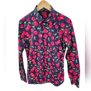 Devil's Advocate Men's Cherry Shirt Slim Fit Size Small